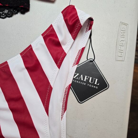 Colorful Swim & Thong Bundle Women's S 7 Pieces 4 Swim / 3 Thong NWT - Picture 7 of 16